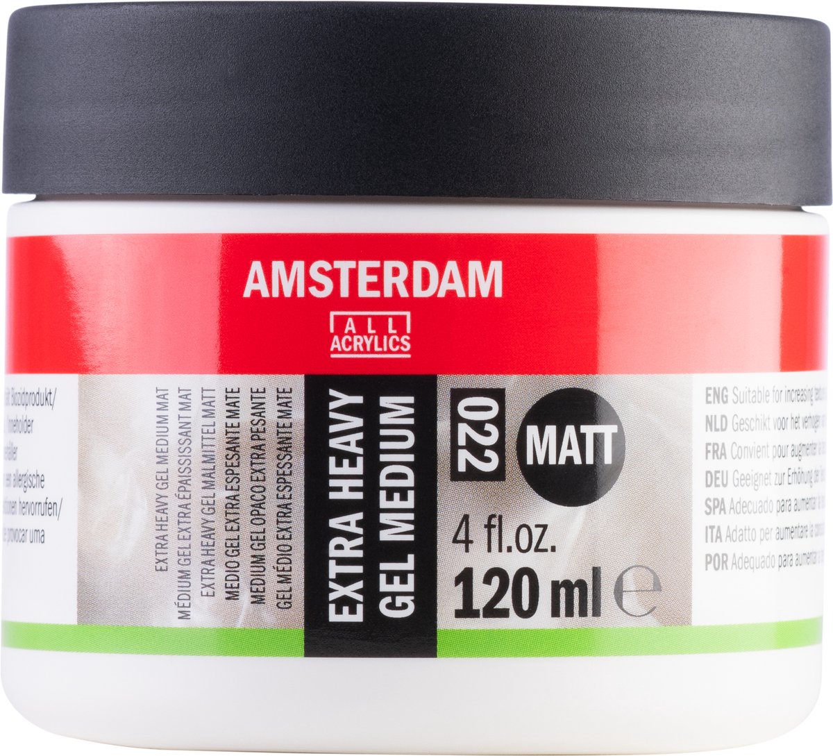   Extra heavy gel medium mat 022 | mini 120 ml